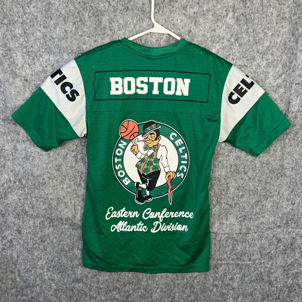 Boston Celtics Ultra Game NBA Mesh Jersey Shirt Green XS Lucky Leprechaun Logo - Picture 2 of 12